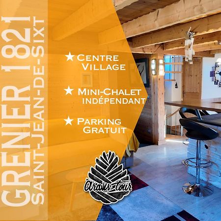 Le Grenier 1821 - Mini Chalet - Centre Village - Aravistour Saint-Jean-de-Sixt Kültér fotó