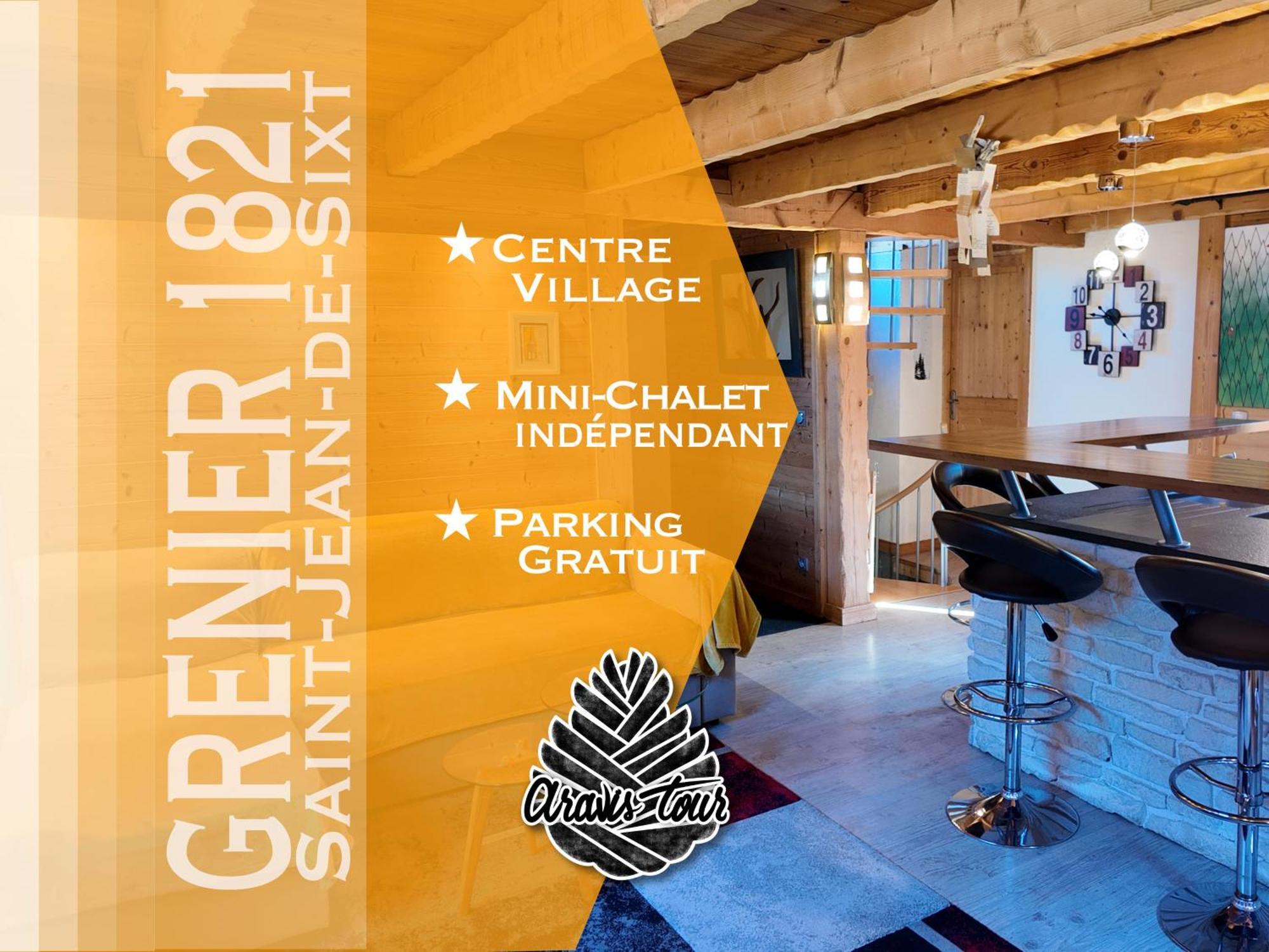 Le Grenier 1821 - Mini Chalet - Centre Village - Aravistour Saint-Jean-de-Sixt Kültér fotó